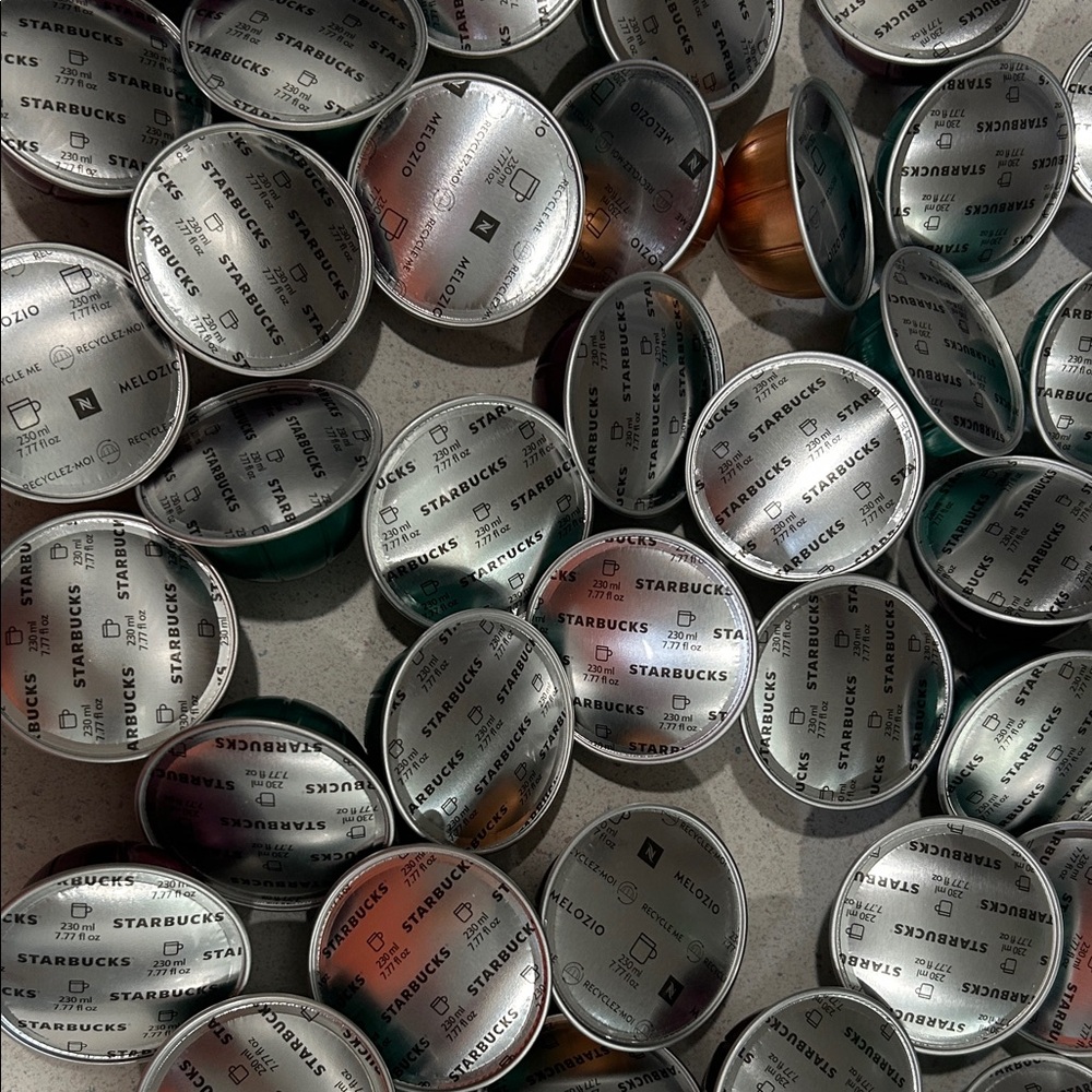 Starbucks And Nespresso Coffee Pods Assortment